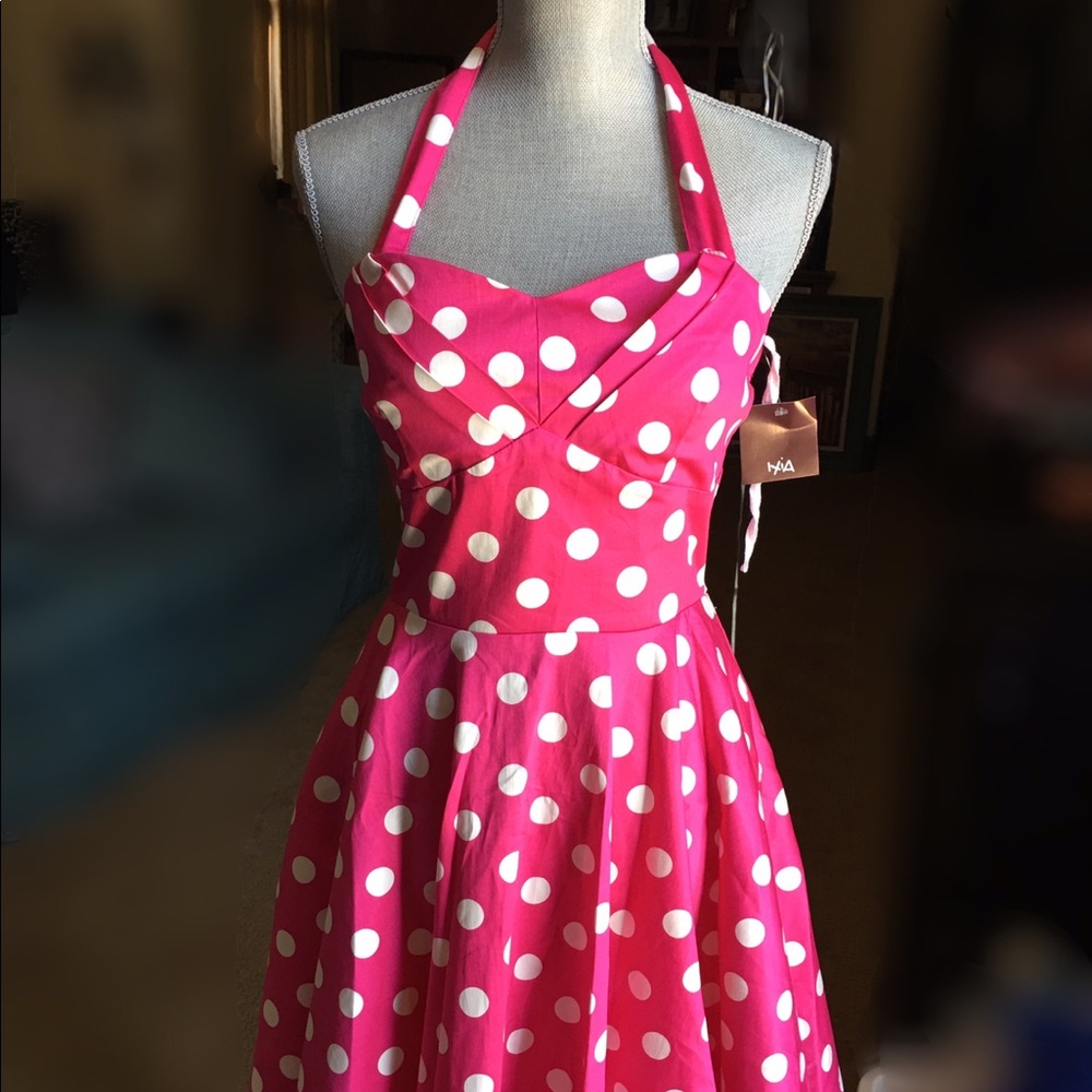 Vintage pink pinup dress from ModCloth